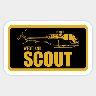 Westland Scout Sticker